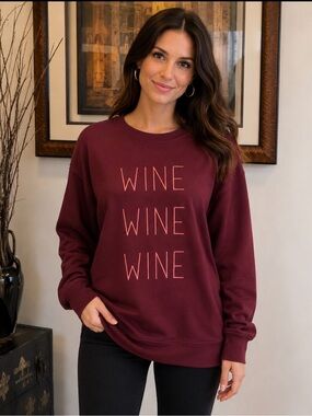 Long sleeve T-shirt “Wine” logo